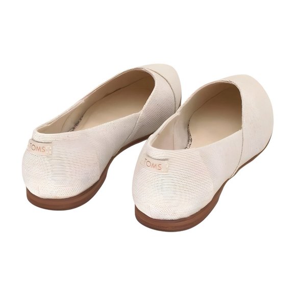 TOMS Womens Jutti Neat Loafer Flat, Natural Melange Woven, Size 10 Wide - Picture 6 of 7